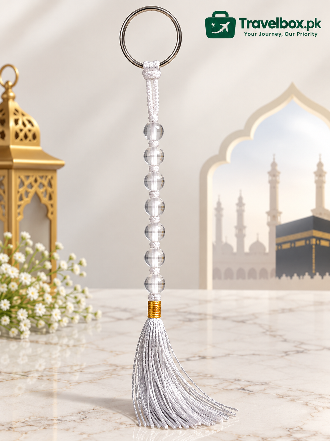 7 Beads Tawaf Tasbeeh – Safa Marwa & Umrah Round Counter