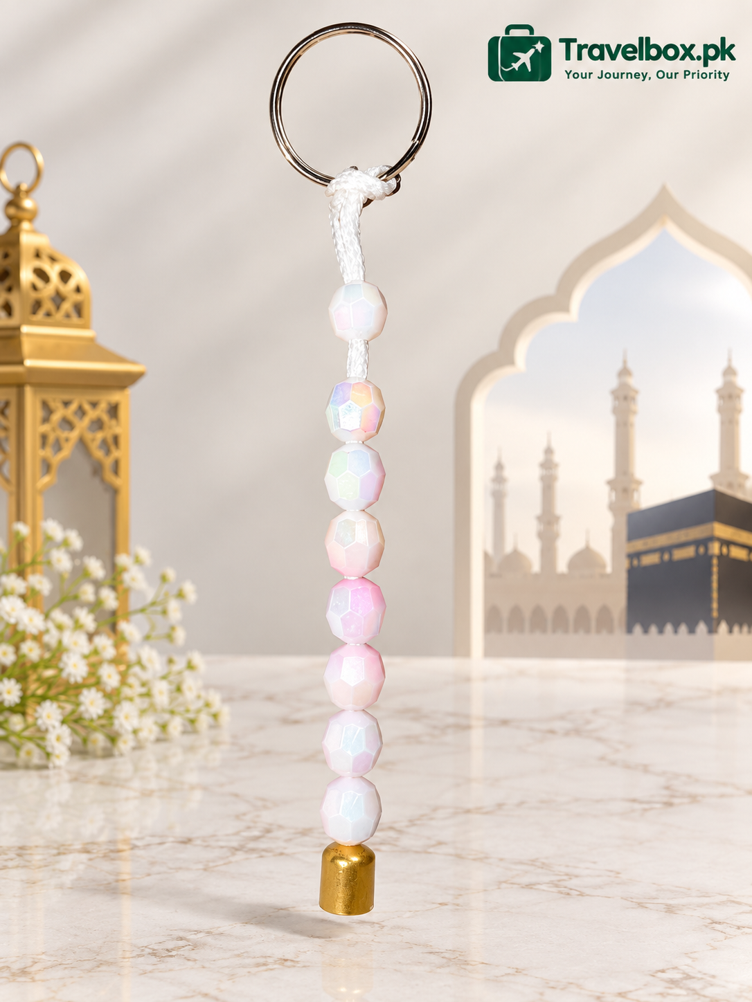 7 Beads Tawaf Tasbeeh – Safa Marwa & Umrah Round Counter