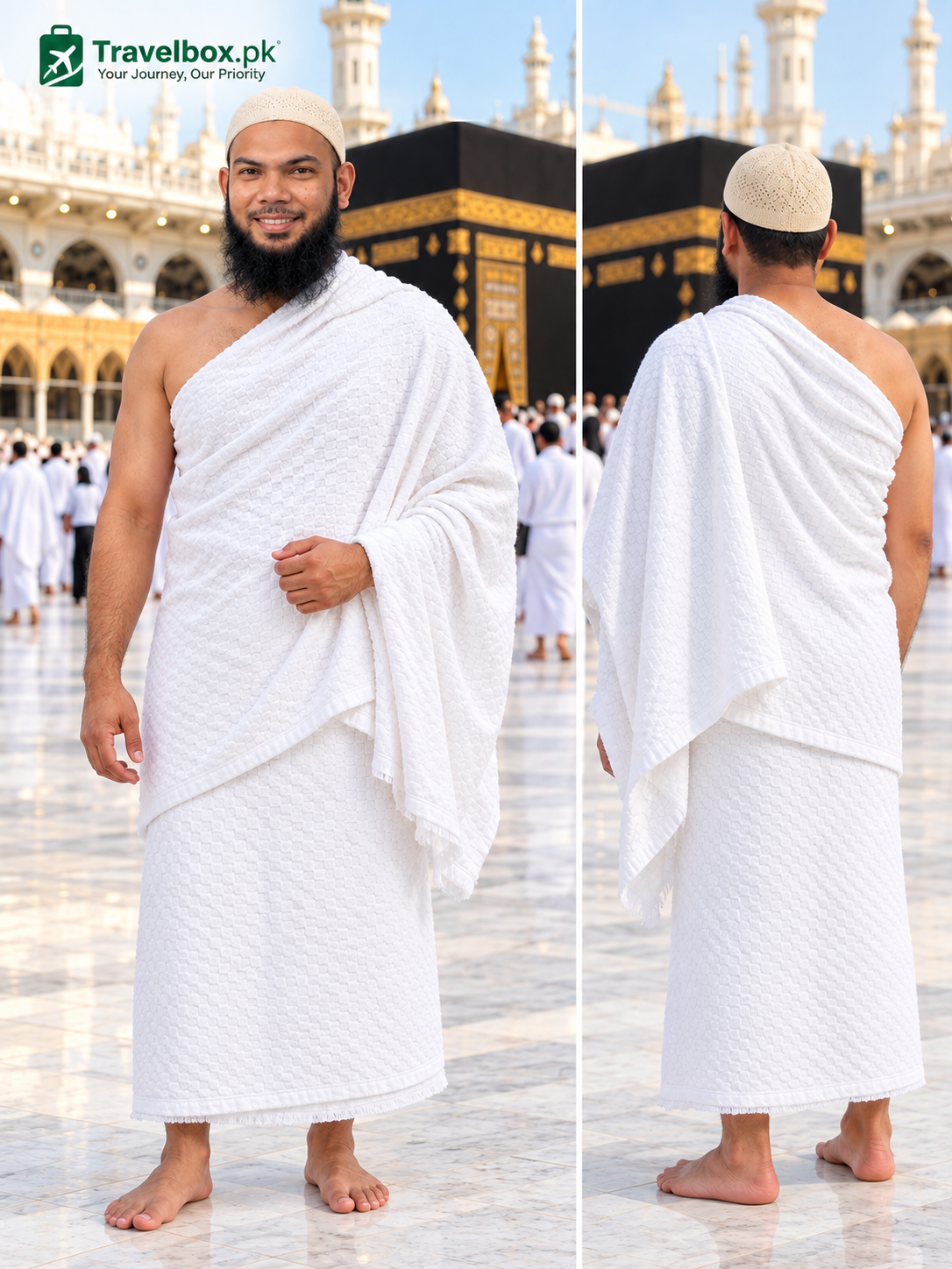 Signature Towel Ihram for Men – Premium Ihram for Hajj & Umrah