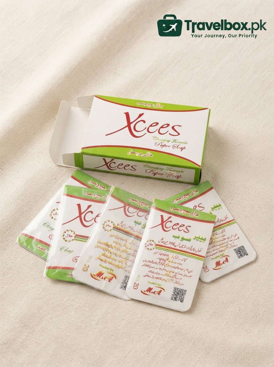 Fragrance-Free Paper Soap Sheets for Hajj, Umrah & Travel