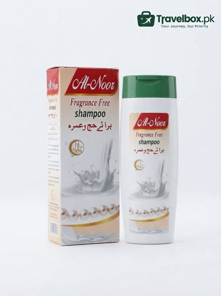 Fragrance Free Unscented Shampoo for Hajj & Umrah – Perfume Free Ihram Shampoo