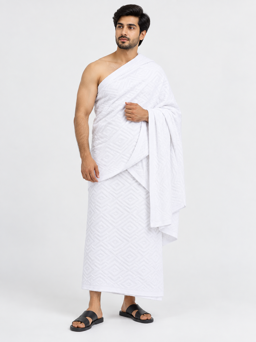 Ihram Platinum for Men – Premium 2-Piece Towel Ihram for Hajj & Umrah